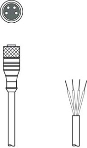 Кабель соединительный Leuze electronic 50130848