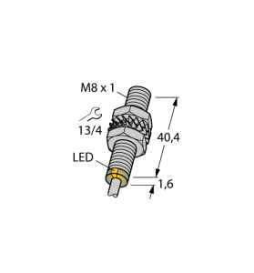 Индуктивный датчикс расширенным диапазоном температуры - BI2-EG08-AP6X/S100 - 4602047 Turck