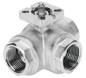 Кран шаровой VZBM-3/8-RP-40-F-3T-F03-B2B3 