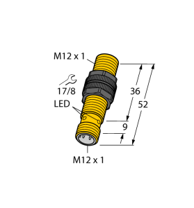 Индуктивный датчик - BI3U-S12-AP6X-H1141 - 1634600 Turck