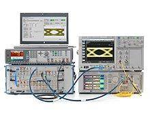 Тест нагрузочной способности оптических приемников Keysight N4917B