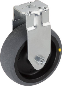 Неповоротное колесо (ролик) Norelem 95010_B, токопроводящее