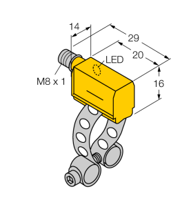 Датчик магнитного полядля пневмоцилиндров - BIM-PST-AN6X-V1131 - 46251 Turck