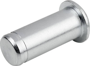 Norelem 27621-02 Pin with circlip groove suitable for clevis joints