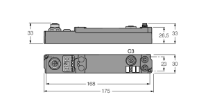 Piconet® автономный модуль для PROFIBUS-DPодноканальный серийный интерфейс RS232/RS485 - SDPB-10S-0002 - 6824075 Turck 