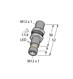 Индуктивный датчик - BI6U-MT12-VP6X-H1141 - 1644819 Turck 