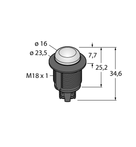 Светодиодный индикатормаяк - S18LYXXPT Turck