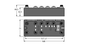 Компактная станция промышленной шины BL для PROFIBUS-DP2 analoge Ausgange fur Spannung und 8 konfigurierbare digitale PNP Kanale - BLCDP-6M12LT-2AO-V-8XSG-PD - 6811172 Turck 