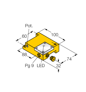 Индуктивный датчикУсилитель для кольцевого зонда - S32SR-VP44X - 1440010 Turck 