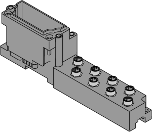 BL678 x разъем M8, 3-полюсн. - BL67-B-8M8 - 6827188 Turck 