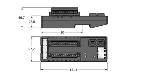 Компактный мультипротокольный Ethernet модуль ввода-вывода в IP2016 universal digital channels - FEN20-16DXP - 6931089 Turck 