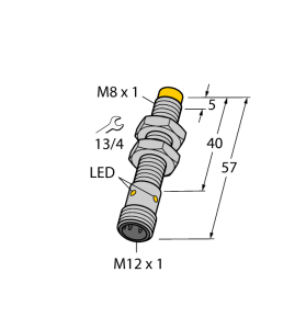 Индуктивный датчик - NI4U-EG08-AN6X-H1341 - 4600650 Turck