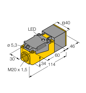 Индуктивный датчик - NI20-CP40-Y2X - 1011122 Turck 