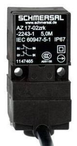 Schmersal. Safety switch with separate actuator - AZ 17-11ZRK-2243-5,0M