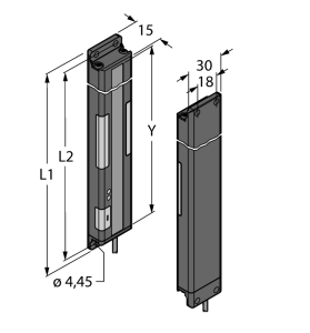 Pick-to-Lightдатчик положенияНабор световой сетки - PVA100P6 - 3052901 Turck 