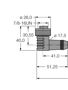 Сила кабеля:Оболочка кабеля TPE - WKM30-10M - 6915215 Turck