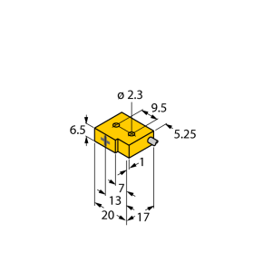 Индуктивный датчик - NI2-Q6.5-AN6 Turck