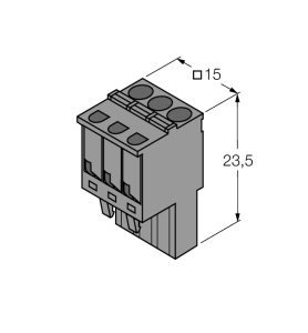 Съемный блок с зажимными клеммами - IM-CC-3X2BK/2BK - 7541218 Turck 