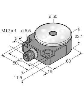 Подсветка рабочего местаSpotleuchte - WL50FPBQ - 3011626 Turck 