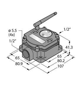 Радиопередающая системаТочка-точкаузел сети - DX80N2X6S-PM2 - 3087105 Turck 