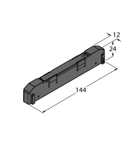 Адаптер для настройки модульных групп TBEN-S на шине DIN - TBNN-S0-STD-05 - 6814044 Turck 