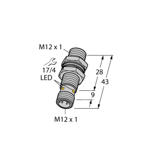 Индуктивный датчик - BI2-G12K-AP6X-H1141 - 4670260 Turck