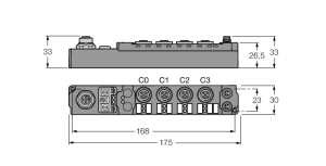 Piconet® автономный модуль для PROFIBUS-DP 4...20 mA 4 аналоговых выхода - SDPB-04A-0009 - 6824059 Turck 