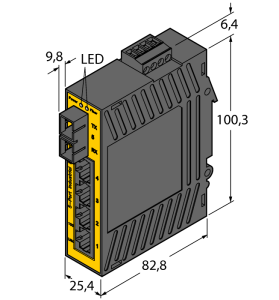 Промышленный EthernetНеуправляемый переключатель - SE20-84XT-RJ422-FO - 6607006 Turck 