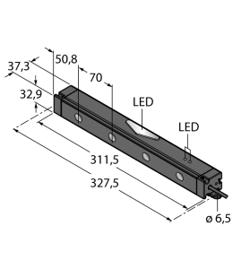Pick-to-Lightдатчик положениясветовая завеса ретрорефлективная - PVL225P - 3026207 Turck 