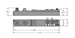 Piconet® автономный модуль для PROFIBUS-DP2 -канальная модульная ширина импульса 