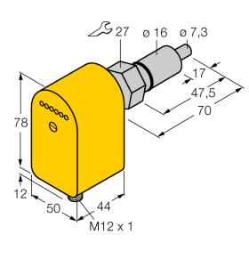Мониторинг потокапогружного типа с оценочной электроникой - FCS-HA4P-AP8X-H1141 - 6870237 Turck 