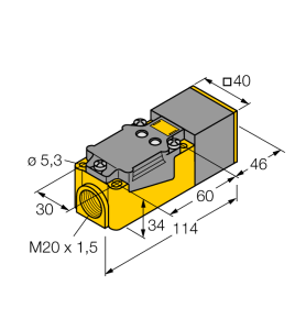 Индуктивный датчикс селективными характеристиками - NI20NF-CP40-VN4X2 - 15784 Turck