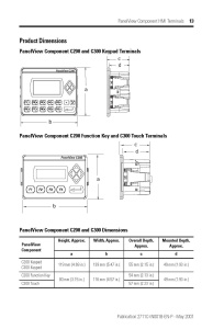 Allen-Bradley 2711C-K3M 2711C PanelView Компонентные терминалы