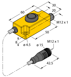 Адаптер обучения: - TX1-Q20L60 - 6967114 Turck 