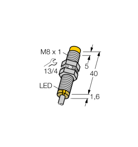 Индуктивный датчик - NI4U-EG08-AN6X - 4600610 Turck