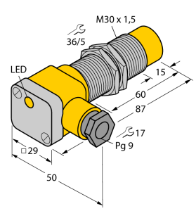 Индуктивный датчик - NI15-G30SK-AN6X - 46483 Turck