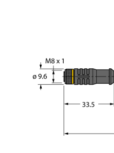Кабель привода/датчика, ПВХСоединительный кабель - PKGS4M-5/TEL - 6627436 Turck