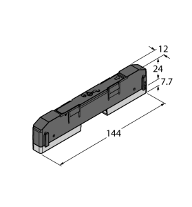 Адаптер для монтажных групп модулей TBEN-S на DIN-рейке - TBNN-S0-DRS-01 - 6814040 Turck 