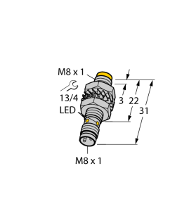 Индуктивный датчик - NI3-EG08K-AP6X-V1131 - 4669650 Turck