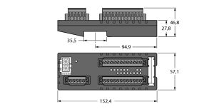 Удобные станции fieldbus для PROFIBUS-DP16 универсальных дискретных каналов - FDP20-16XSG-T - 6611486 Turck 