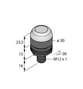 Pick-to-Lightдатчик положенияЕмкостной переключатель - K30APTWXDQ - 3091126 Turck 