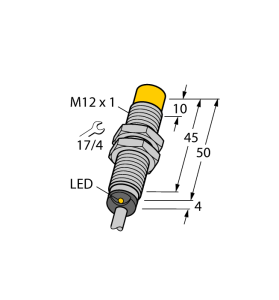 Индуктивный датчик - NI8U-EM12-AP6X - 1644300 Turck