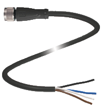 Pepperl+Fuchs. Female connector V1-G-BK3M-PUR-U 