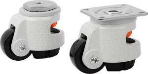 Norelem 95090 Elevating castors with foot with bolt hole or mounting plate