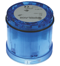Pepperl+Fuchs. Stack light LED permanent light element VAZ-LED-70MM-BU 