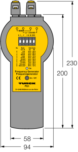 Генератор частоты - FG1 FREQUENZGENERATOR Turck 
