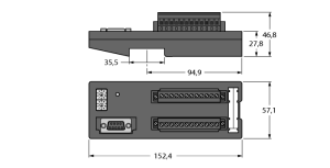 Удобные станции fieldbus для PROFIBUS-DP16 универсальных дискретных каналов - FDP20-16XSG - 6611466 Turck 
