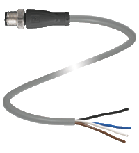 Pepperl+Fuchs. Cable connector V1S-G-0,4M-PUR