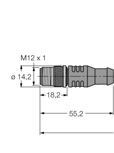 PROFIBUS кабель: оболочка кабеля PVC - RSSW-RKSW455-2M - 6602222 Turck