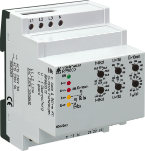 DOLD. Voltage and frequency monitor for generator sets on public grid RP 9800 